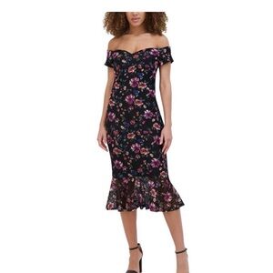 Floral Off-Shoulder Dress